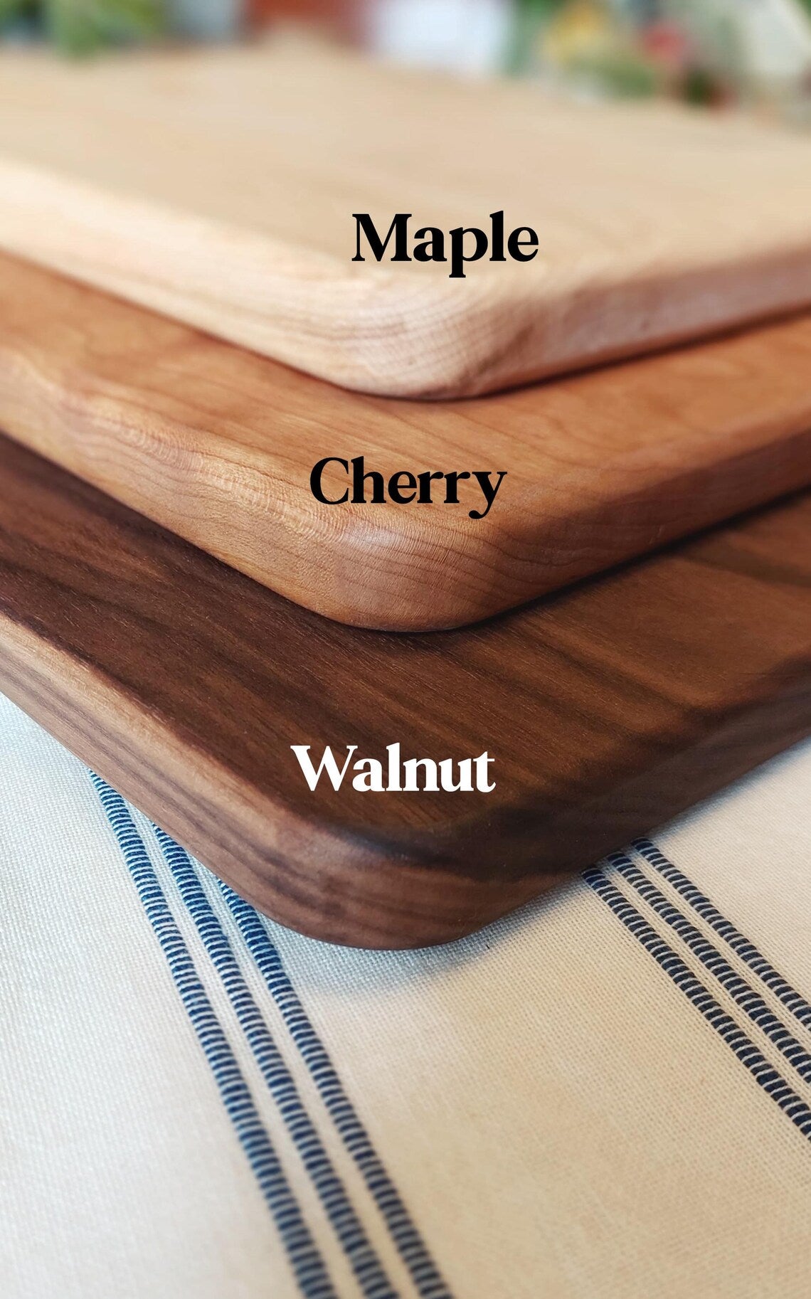 Solid Wood Cutting Board - Handcrafted