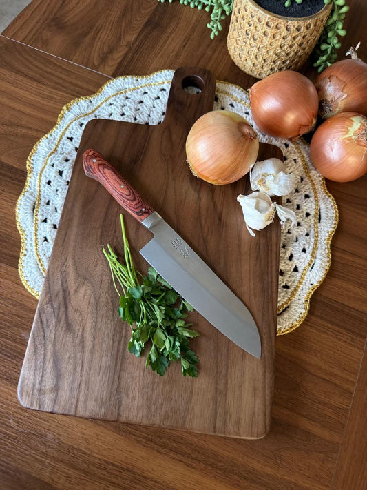 Solid Wood Cutting Board - Handcrafted