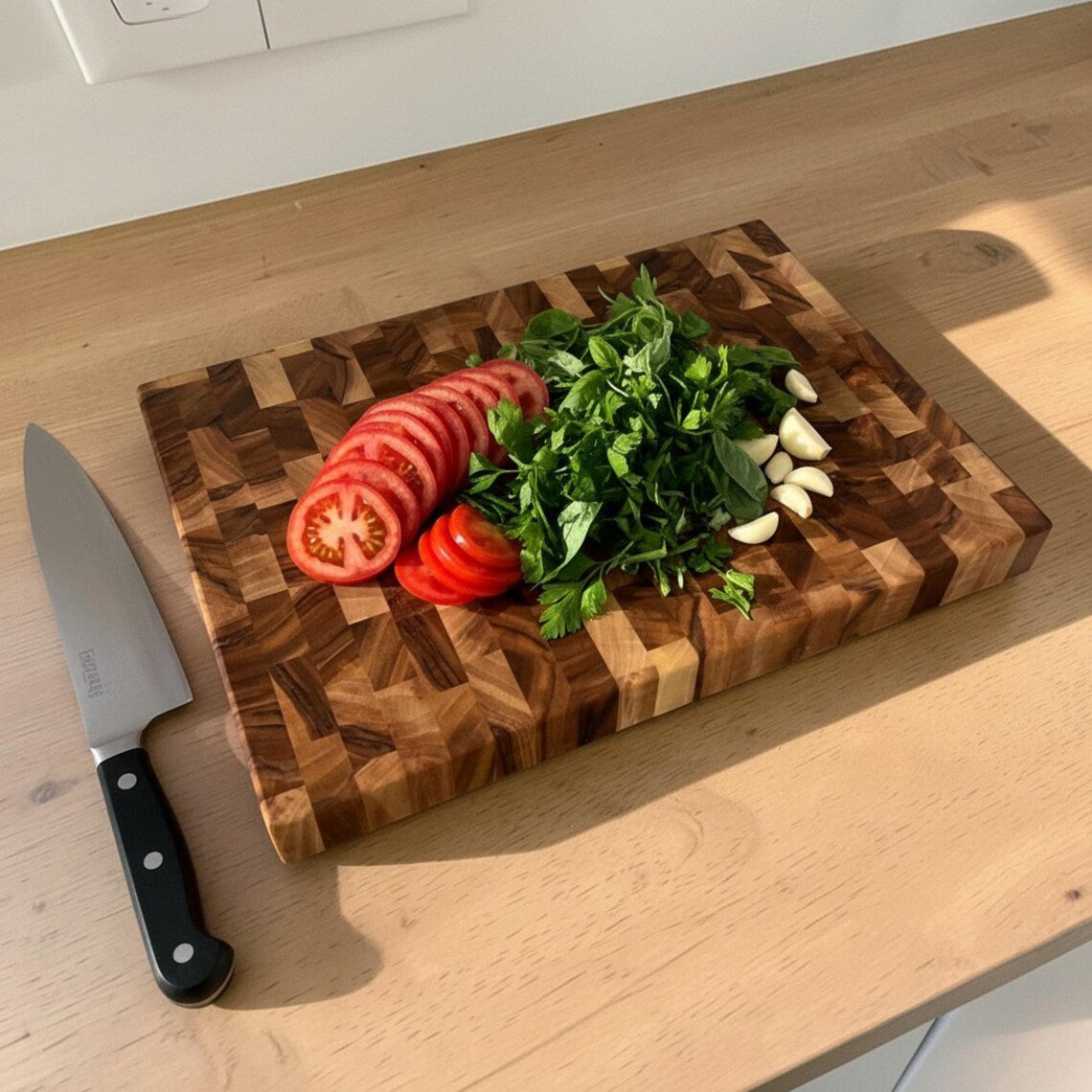 Walnut End Grain Cutting Board