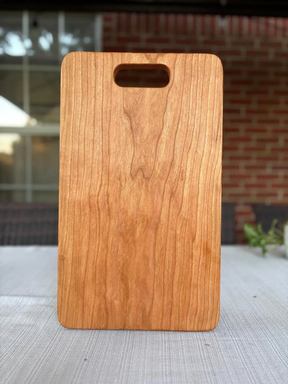 Wide Cherry Cutting Board -  10"x17"