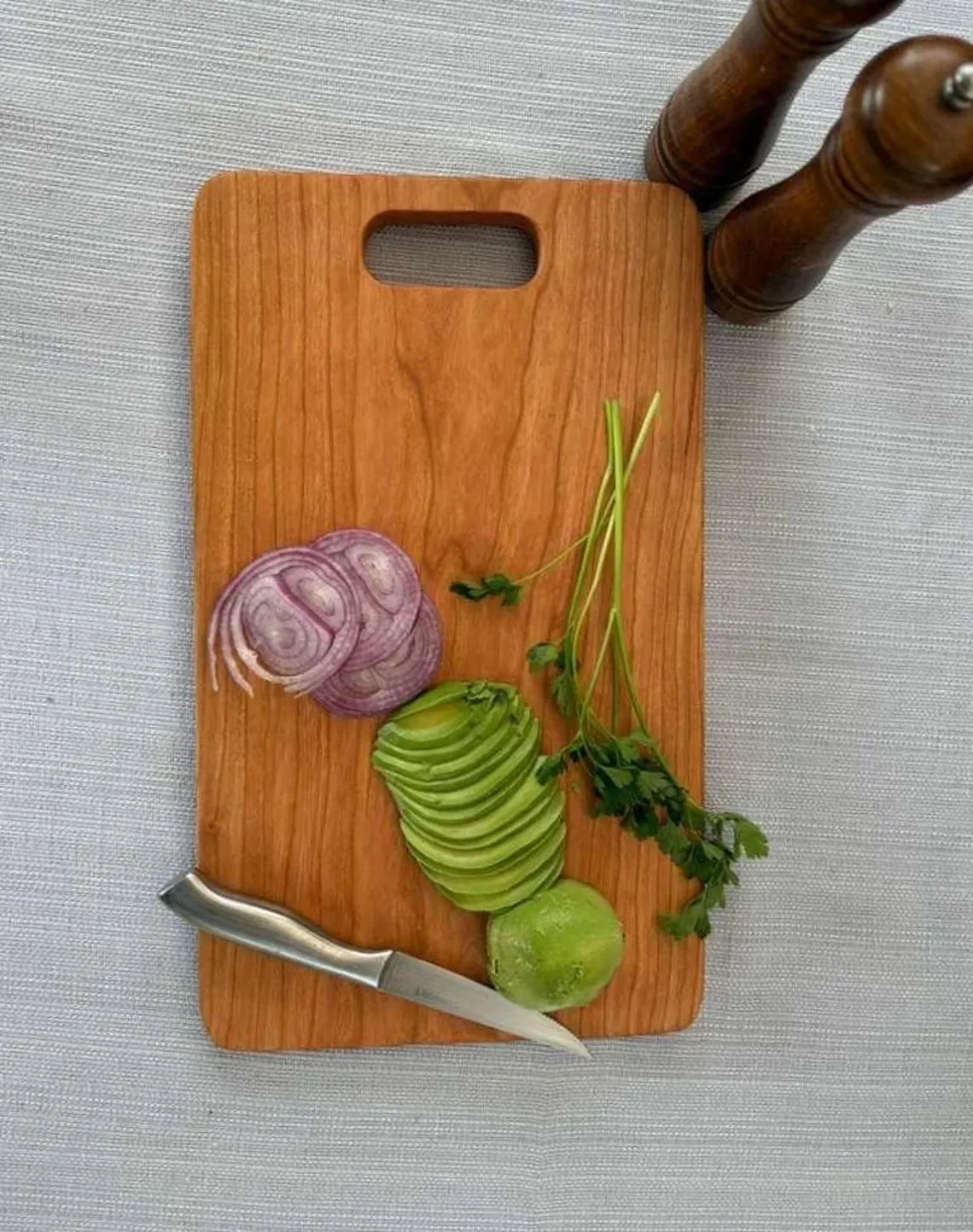Wide Cherry Cutting Board -  10"x17"